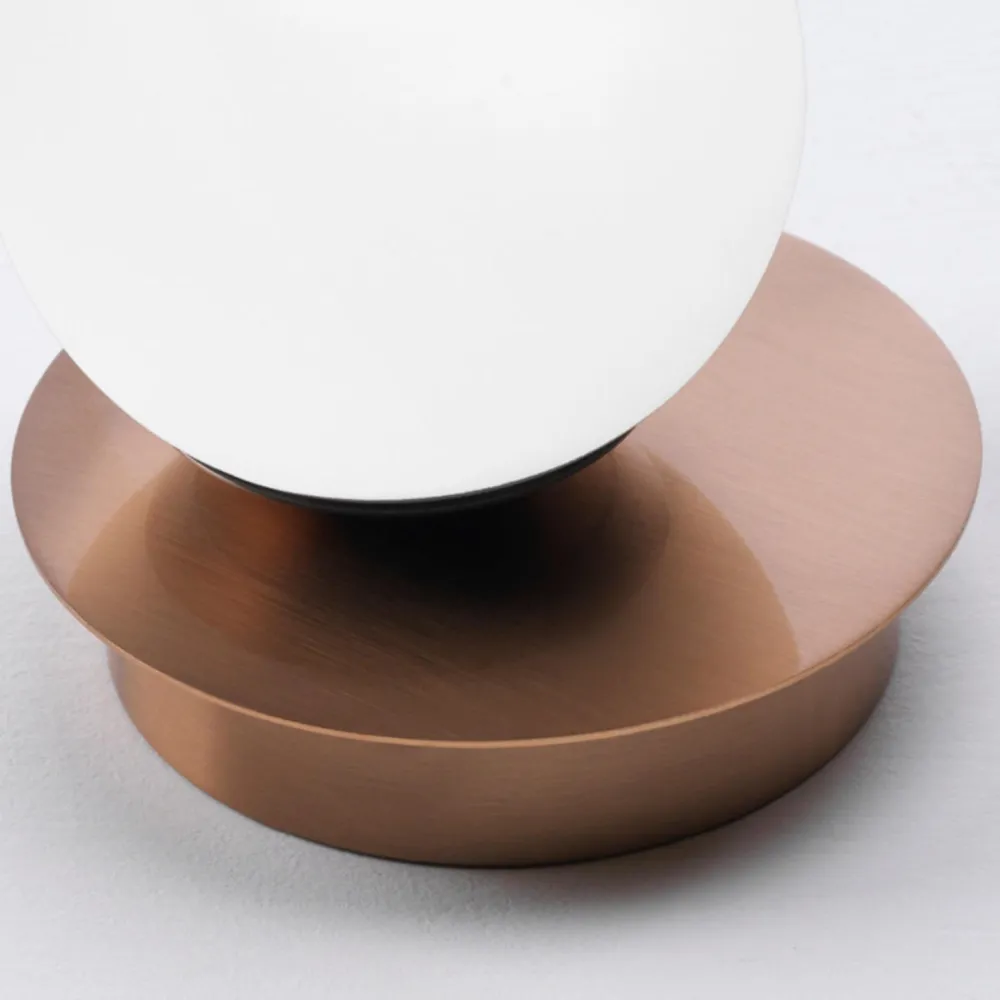 Abat Jour-Vivida International Vivida pearl abat-jour lampada bronzo led 8w 3000k per camera da letto