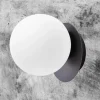 Applique Da Parete-Vivida International Vivida pearl applique bronzo vetro bianco design moderno led 8w 3000k