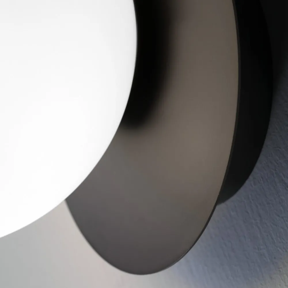 Applique Da Parete-Vivida International Vivida pearl applique bronzo vetro bianco design moderno led 8w 3000k