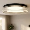 Plafoniere Moderne-Vivida International Vivida pilastro plafoniera classica vetro ovale trasparente led cct dimmerabile
