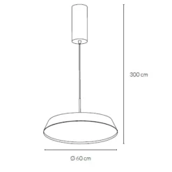 Lampadari Cucina-Vivida International Vivida pinco lampadario da cucina sabbia led 50w 3000k 4000k dimmerabile