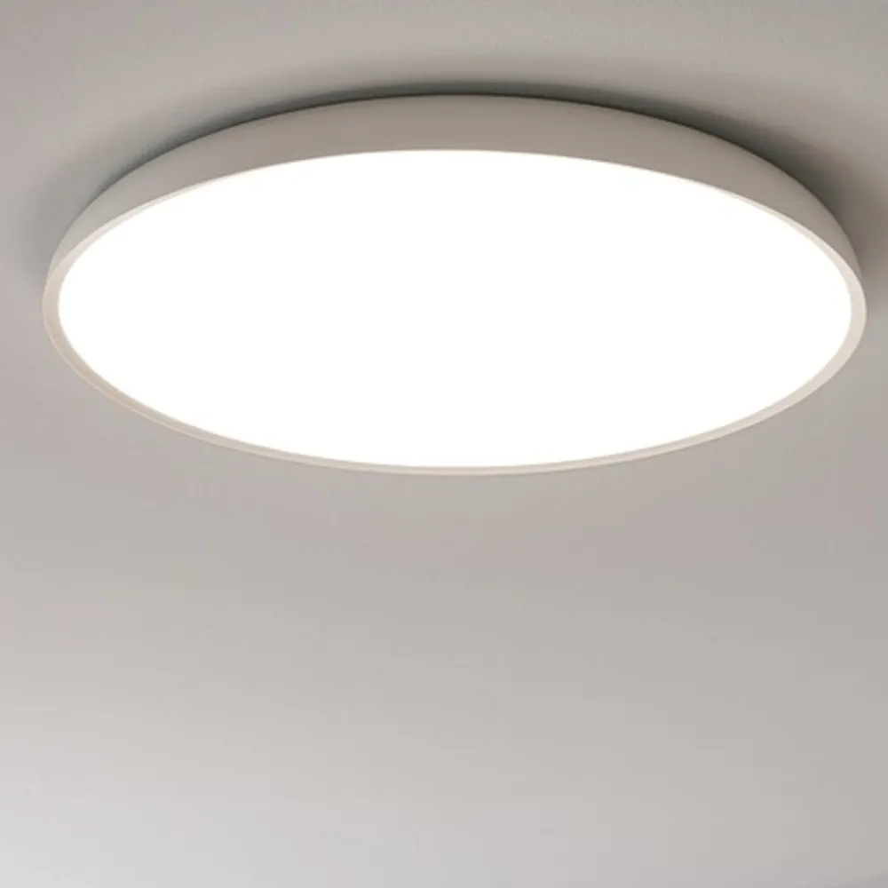 Plafoniere Moderne-Vivida International Vivida pinco plafoniera bianca led 50w 3000k 4000k rotonda dimmerabile