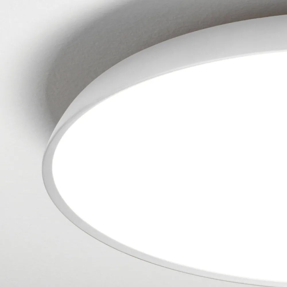 Plafoniere Moderne-Vivida International Vivida pinco plafoniera bianca led 50w 3000k 4000k rotonda dimmerabile