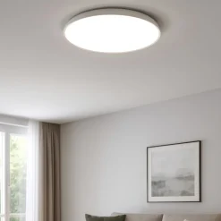 Plafoniere Moderne-Vivida International Vivida pinco plafoniera bianca led 50w 3000k 4000k rotonda dimmerabile