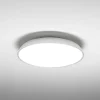 Plafoniere Moderne-Vivida International Vivida pinco plafoniera per cucina rotonda bianca led 40w 3000k 4000k dimmerabile