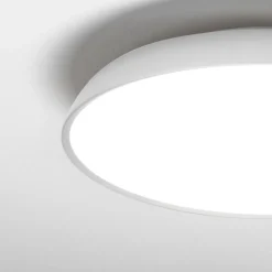 Plafoniere Moderne-Vivida International Vivida pinco plafoniera per cucina rotonda bianca led 40w 3000k 4000k dimmerabile