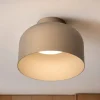 Plafoniere Moderne-Vivida International Vivida plafoniera da soffitto bottone sabbia led dimmerabile con telecomando 22cm