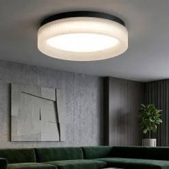 Plafoniere Moderne-Vivida International Vivida plafoniera pilastro ovale vetro bianco satinato led cct dimmerabile