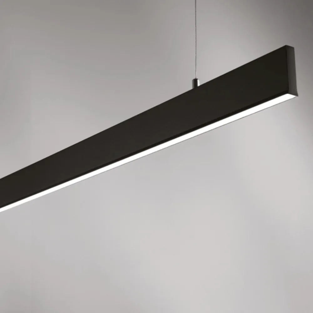 Lampadari Cucina-Vivida International Vivida segmento lampadario nero da cucina led 40w cct