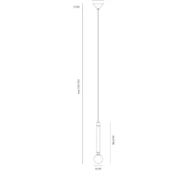 Lampade A Sospensione-Vivida International Vivida seventy marrone ossidato lampada sospensione moderna