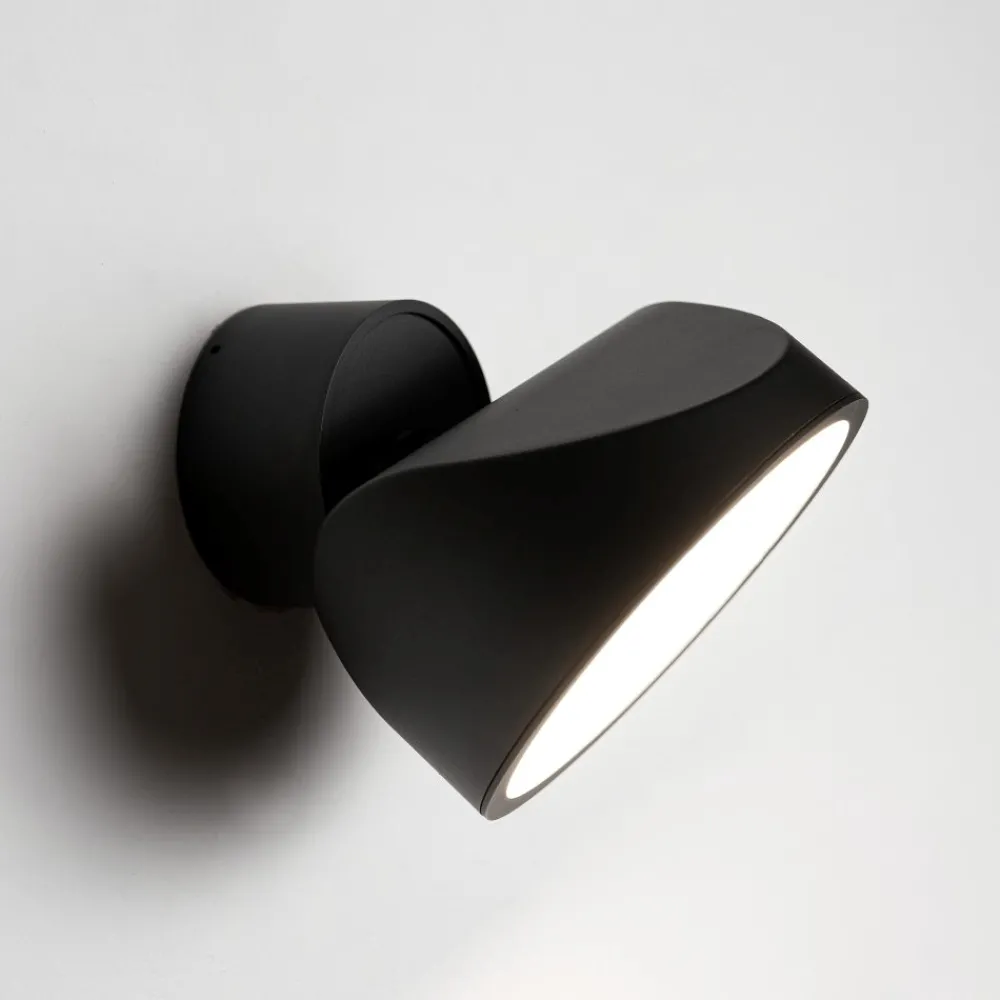 Applique Da Parete-Vivida International Vivida tarp applique da parete orientabile nera led cct dimmerabile