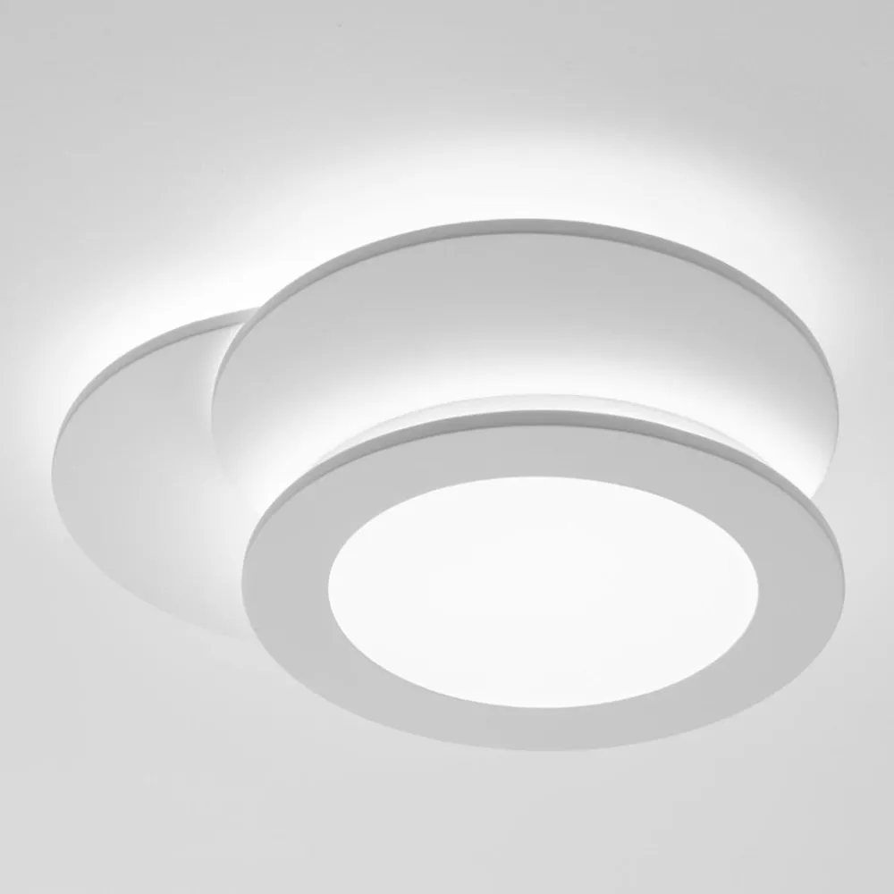 Plafoniere Moderne-Vivida International Vivida trinity plafoniera moderna led cct dimmerabile con telecomando