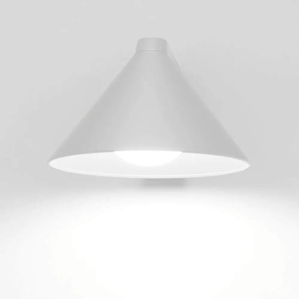 Applique Da Parete-Vivida International Vivivda luminelle applique da parete cono bianco moderno