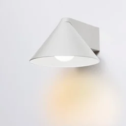 Applique Da Parete-Vivida International Vivivda luminelle applique da parete cono bianco moderno