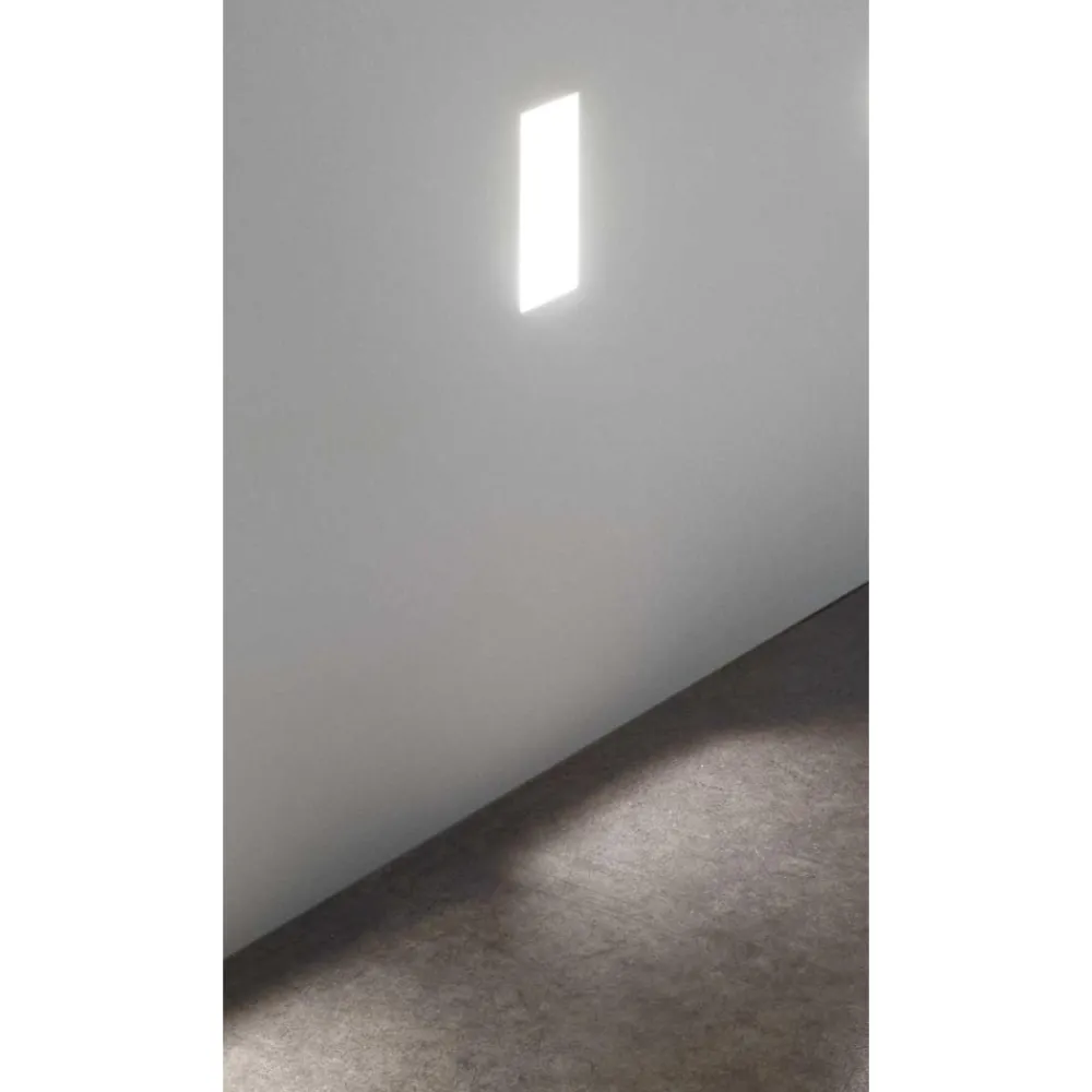 Segnapasso Led-Ideal Lux Walky-2 fi segnapasso di gesso da incasso led 1w 3000k 220-240v