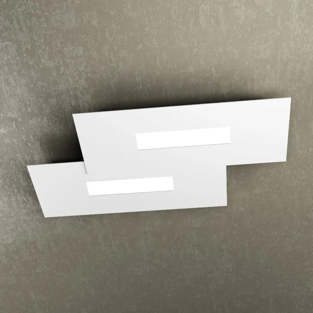 Plafoniere Moderne-Top Light Wally toplight plafoniera led moderna bianca
