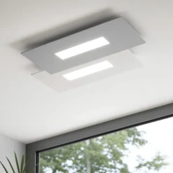 Plafoniere Moderne-Top Light Wally toplight plafoniera led bianco grigio