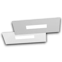 Plafoniere Moderne-Top Light Wally toplight plafoniera led bianco grigio
