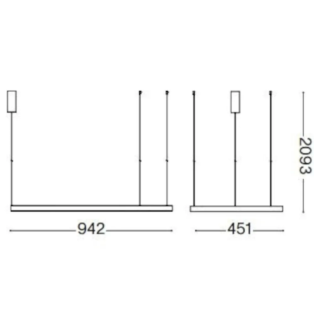 Lampadari Moderni-Ideal Lux Waves-1 sp lampadario moderno bianco led 94cm