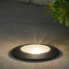Faretti Da Esterno-Ideal Lux Way faretto da incasso a pavimento ip67 resina nero rotondo per esterno