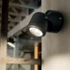 Faretti Da Esterno-Ideal Lux Xeno ap1 applique singolo da esterno ip44 nero orientabile