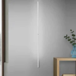 Applique Da Parete-Stilnovo Xilema applique led 25w 3000k moderno alluminio lucido