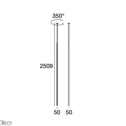 Plafoniere Moderne-Stilnovo Xilema plafoniera led bianco 3000k dimmerabile per salotto linea light