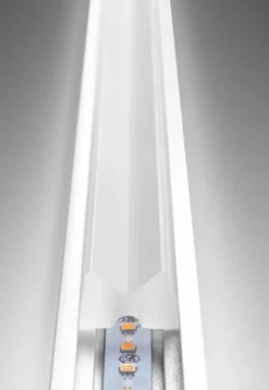 Plafoniere Moderne-Stilnovo Xilema plafoniera led 3000k alluminio lucido