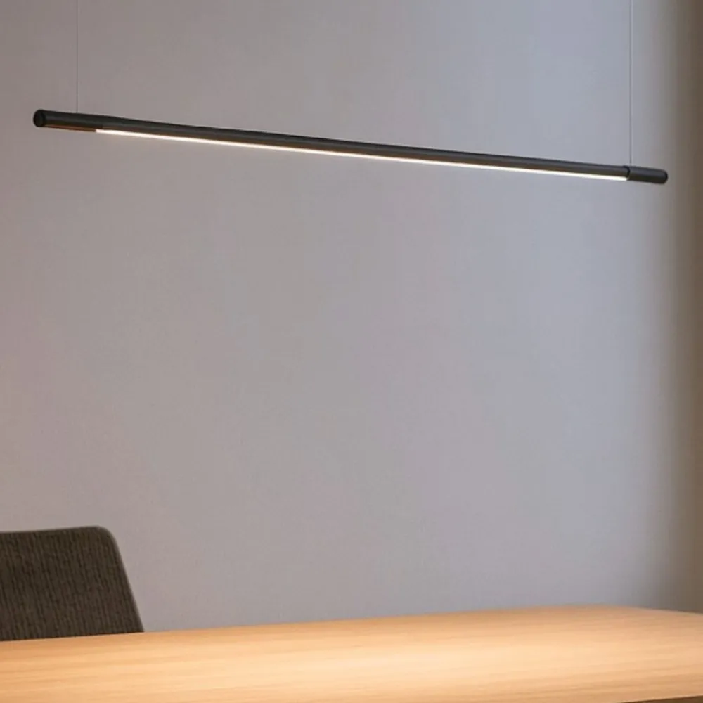Lampadari Moderni-Ideal Lux Yoko sp lampadario led per ufficio 16w 3000k nero