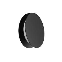 Applique Da Parete-Linea Light Yo yo applique led 3000k nero design tondo
