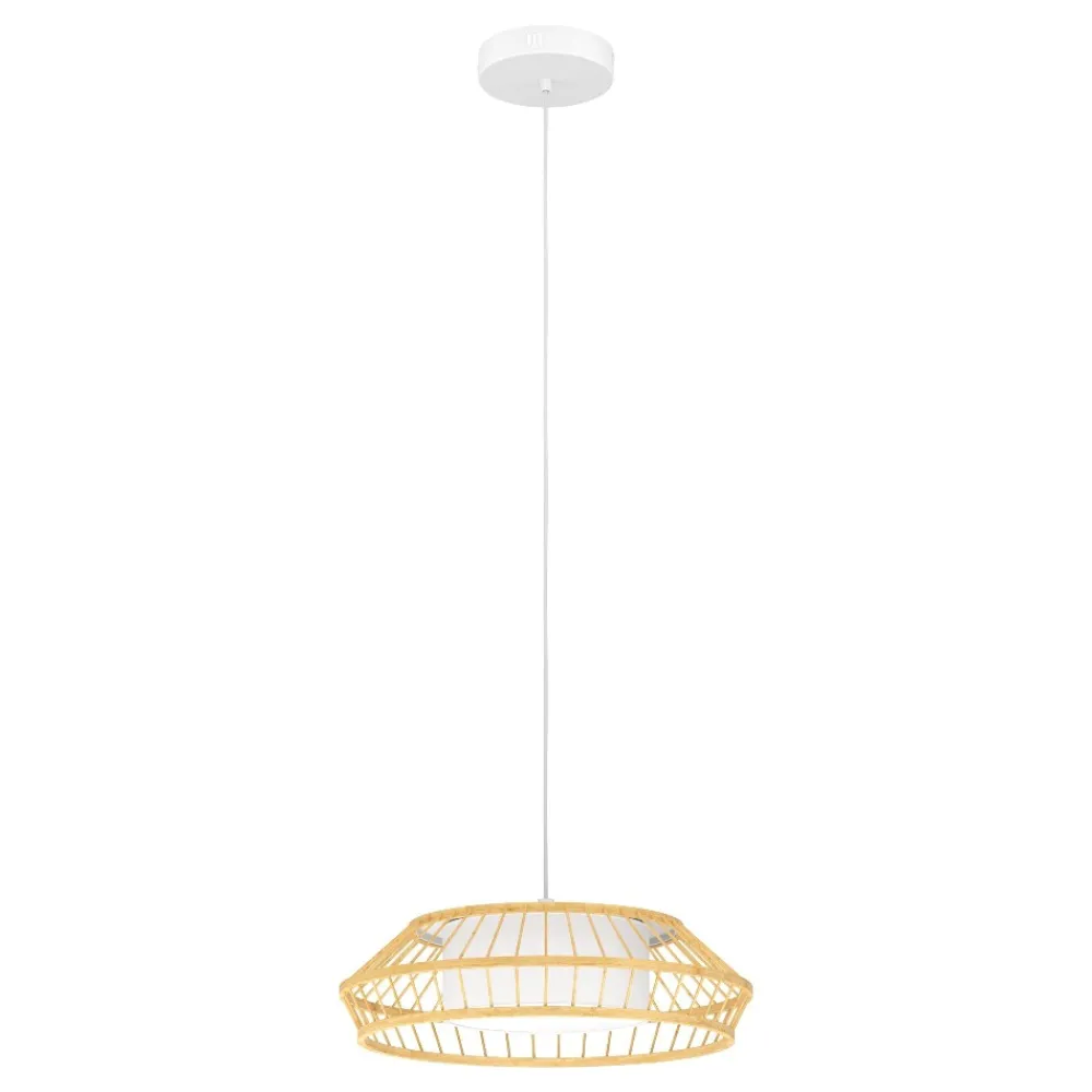 Lampadari Cucina-Eglo Yuku z lampadario per cucina stile nordico led rgb da 2700k a 6500k