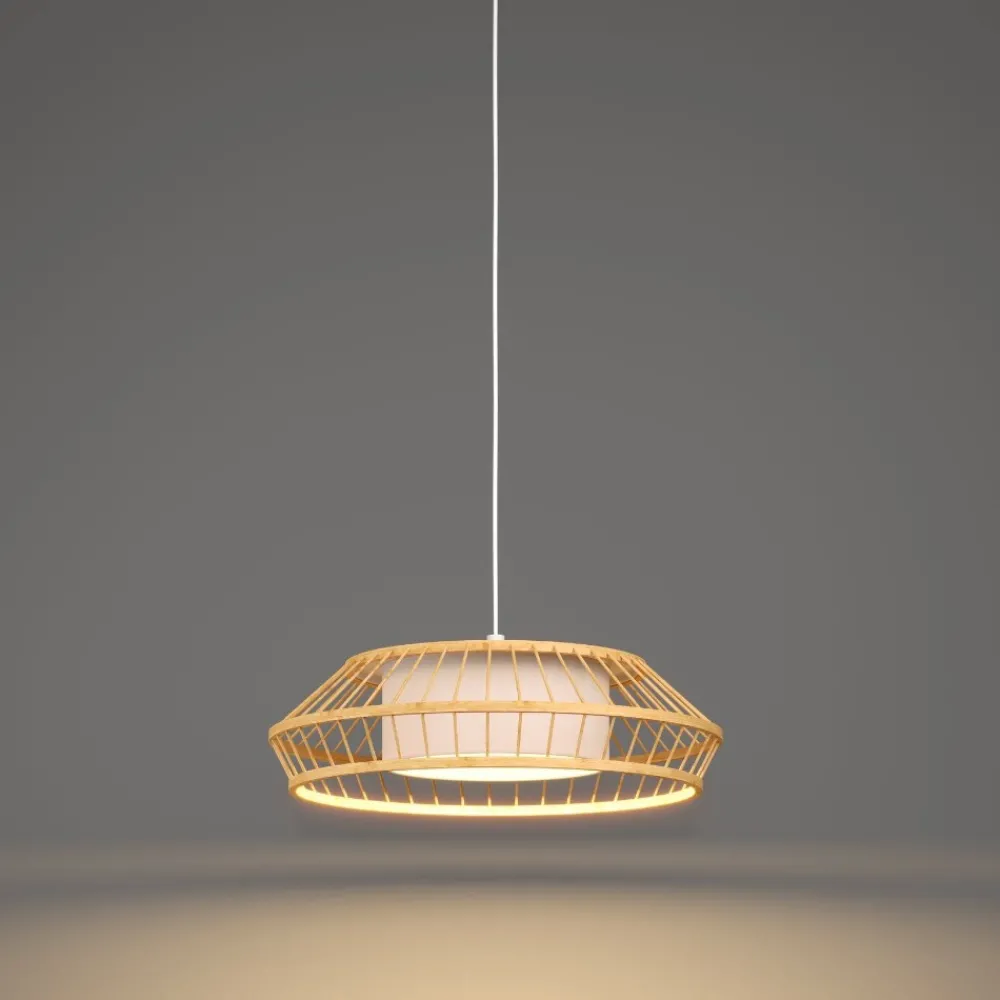 Lampadari Cucina-Eglo Yuku z lampadario per cucina stile nordico led rgb da 2700k a 6500k