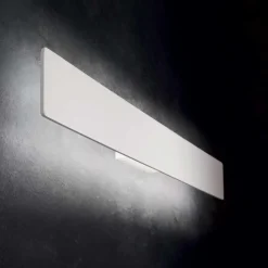 Applique Da Parete-Ideal Lux Zig zag ap d53 applique led 2700k bianca moderna