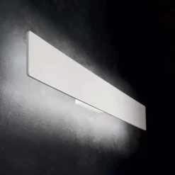 Applique Da Parete-Ideal Lux Zig zag ap d53 nero applique led 23w 3000k