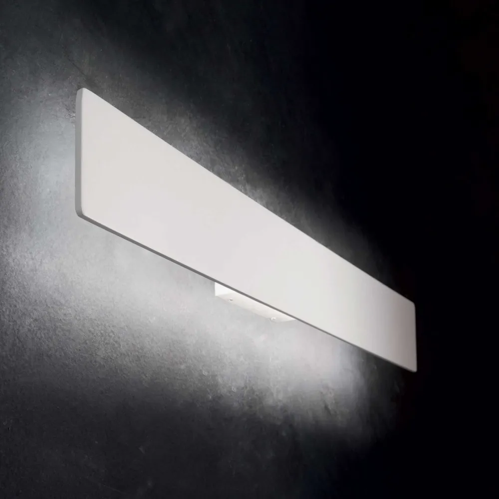 Applique Da Parete-Ideal Lux Zig zag ap d53 nero applique led 23w 3000k
