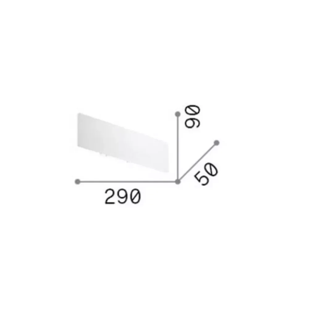 Applique Da Parete-Ideal Lux Zig zag ap1 d29 ottone led 12,5w 3000k applique moderna