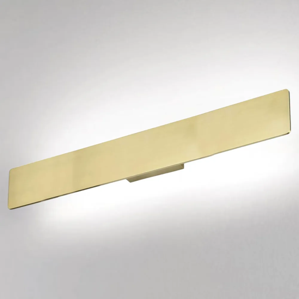 Applique Da Parete-Ideal Lux Zig zag ap1 d75 ottone led 30w 3000k applique moderna