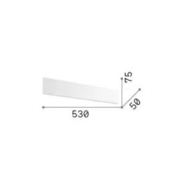 Applique Da Parete-Ideal Lux Zig zag ottone ap1 d53 applique moderna led 23w 3000k per interni