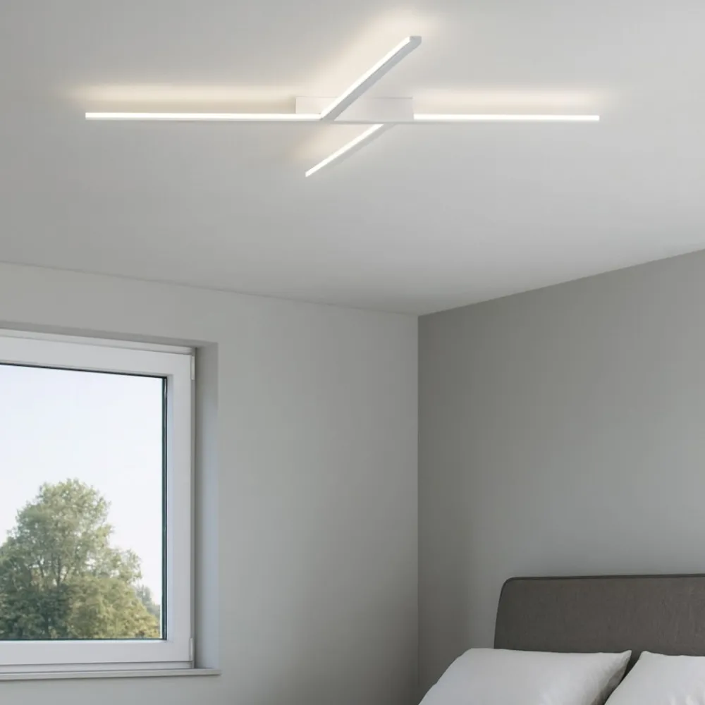 Plafoniere Moderne-Stilnovo Zilema plafoniera led 3000k per soggiorno